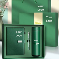 Ranguo Vente en gros Ensemble cadeau de luxe personnalisable en cuir PU Carnet A5 Boîte cadeau avec stylo Tasse thermique en acier inoxydable 304