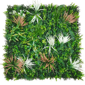 Faux murs vivants artificiels suspendus plante verte herbe mur vertical faux grand mur vert vertical séparateur support décor de mariage - Product Image 5