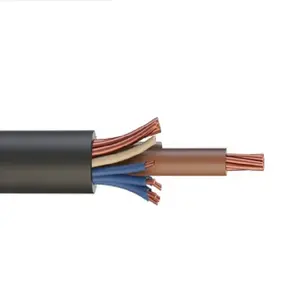 Cables concéntricos divididos aislados de PVC cable concéntrico de cobre dividido recto 4mm
