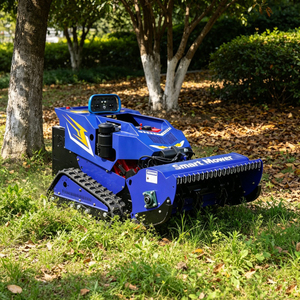 Industrial 4-Stroke Robotic Grass Cutter CE EPA Crawler Remote Control <b>Lawn</b> <b>Mower</b> 1000mm Agriculture Hillside Orchard - Product Image 4