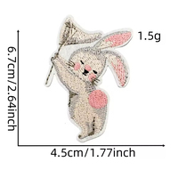 Patchs brodés thermocollants mignons d'animaux de la forêt : renard, ours, cerf, hibou, raton laveur, appliques pour sacs à dos, jeans, chapeaux, vêtements, décoration DIY, cadeau