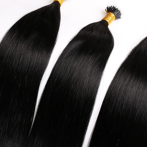 100% Double Drawn Nano Ring Haute Qualité Remy Nano Tips Extensions de Cheveux Raides Noirs Naturels Peut Être Teints-Cheveux Chinois - Product Image 2
