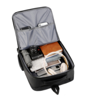 Sac à dos pour ordinateur portable professionnel pour homme, personnalisable, en stock, multifonctionnel, avec chargement USB, en polyester enduit de PU