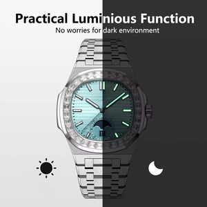 Luxury Fashion Style Waterproof Business High Quality Automatic Mechanical <b>Watches</b> with Stainless Steel Diamond <b>Watch</b> For Lady - Product Image 5