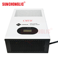 Régulateur de tension stabilisateur monophasé Sunchonglic 220V AC 1000W à onde sinusoïdale pure unidirectionnelle 0,7KVA