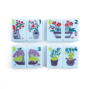 Luxury Modern Us <b>Mahjong</b> Tiles Acrylic 4-Player with Portable Design and Low Moq for Custom Orders - Product Image 5