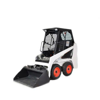 Gratis pengiriman Cina roda trek CE/EPA selip Mini Steer Loader dengan ember Trencher Rotary plug