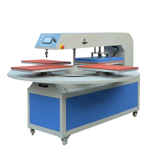 Presse à Chaud Numérique Rotative Pneumatique Automatique à 4 Stations Yunqingtech Gaoshang pour Sublimation sur T-shirts, Tissus et Vinyle - Product Image 1