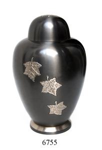 Style européen Urnes Funéraires En Laiton avec Finition Argent Lot de 5 À La Main En Laiton De Qualité Supérieure Crémation Urnes - Product Image 3