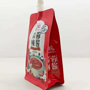 Sacs à bec verseur imprimés sur mesure de haute qualité, scellés à chaud, en PE, anti-odeur, de qualité alimentaire, pour aliments pour bébés, jus liquides, faible MOQ - Product Image 2