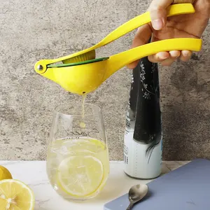 新款家用厨房小工具多功能手持铝橙柠檬水果手动榨汁机