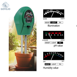 Detector de pH del Suelo, Medidor de Suelo 3 en 1, Tipo Puntero de Cabeza Redonda - Product Image 3