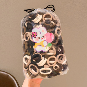 Pz/borsa 100 personalizzato all'ingrosso carino per bambini alta corda elastica per capelli per bambini <span class=keywords><strong>fascia</strong></span> per capelli in gomma luminosa per <span class=keywords><strong>bambina</strong></span> - Product Image 3