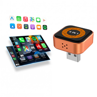 Mini Ultra6 4-en-1 : Adaptateur CarPlay sans fil Mirrorlink USB et Android Auto, Boîtier AI pour streaming d'applications massives pour iOS et Android – Vente directe usine