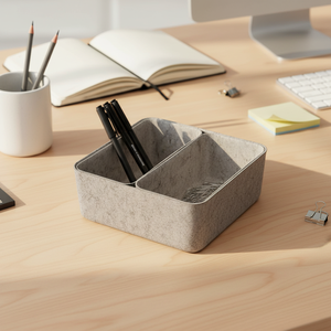 Factory Sales Price Felt <strong>Drawer</strong> Divider Box Double Color Felt Storage Box for <strong>Drawer</strong> - Product Image 2