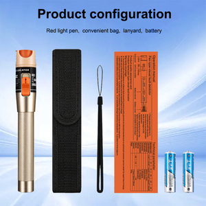 Vfl kim loại đầu gốm lõi FTTH công cụ Bút ánh sáng <span class=keywords><strong>laser</strong></span> Tester 10nw 15nw 20nw 30nw sợi quang ánh sáng màu đỏ bút - Product Image 6