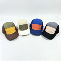 Casquette de baseball à 6 panneaux, colorée, respirante, avec boucle en métal, logo personnalisé