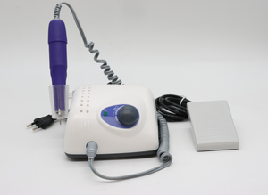 Micromotor Eléctrico para Odontología, 35000 RPM, Vástago de 1/8 Pulgadas, Cabezal Cilíndrico Blanco, Clase I, 220V/110V - Product Image 1
