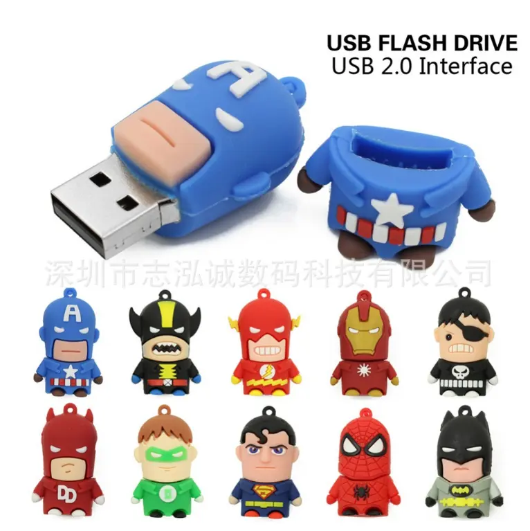 Nuovo design usb flash drive flash drive del fumetto 3d usb flash drive