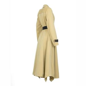 Trench da <span class=keywords><strong>donna</strong></span> all'ingrosso <span class=keywords><strong>primavera</strong></span> autunno giacca a vento cappotto slim in cotone - Product Image 2