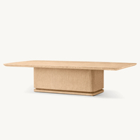 Meubles de salon artisanaux bien faits maison table basse carrée en bois rustique de luxe moderne