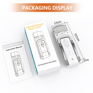 Lampada da Lettura EGH, Compagna per la Lettura Notturna, 500mAH, Mini Lampada da Scrivania Portatile con Clip, Luce USB Bianca per Lettura Libri - Product Image 5