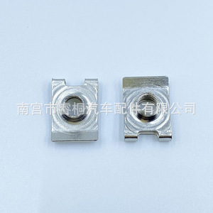 น็อตลีฟสปริง Shuangxuan M6 ขนาด 19.6x14 มม. ตัวล็อคเหล็กสำหรับยึดป้ายทะเบียนรถยนต์ - Product Image 2