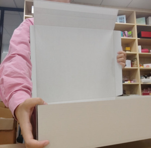 Siêu lớn tự niêm phong quần áo ba lô vận chuyển Hộp Tùy chỉnh logo lớn màu in hộp các tông gửi thư Hộp May mặc - Product Image 2