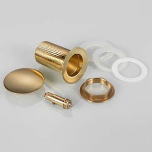 Wastafel wastafel Pop-Up emas lampu Modern tanpa meluap untuk Penggunaan dapur dan kamar mandi - Product Image 2