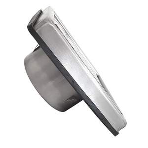 Grille <span class=keywords><strong>de</strong></span> ventilation carrée murale en acier inoxydable SUS304 <span class=keywords><strong>de</strong></span> 4 pouces (100 mm) pour ventilateur, extracteur d'air carré pour sèche-<span class=keywords><strong>linge</strong></span>, vente en gros - Product Image 3