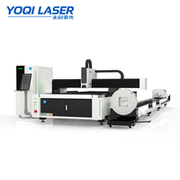 Machine de découpe laser CNC pour tôles et tubes Y1-6020, haute efficacité, double usage, fabrication industrielle, traitement des métaux, Cypcut, nouvelle