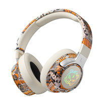 Earbuds Nirkabel JL Chip Gaya Cina Baru dengan Desain Grafiti, Head-mounted, Bluetooth, Daya Tahan Baterai Ultra-Lama, Headphone untuk Gaming