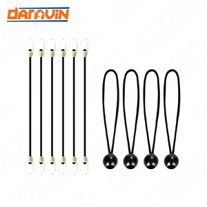Vietnam 10 piezas de alta resistencia Simple recubierto Bungee Ball Cord redondo elástico Bungee Cord de color para tiendas de campaña - Product Image 2