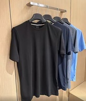 Camiseta de Algodón Grueso para Hombre 2026, Nueva, Estampada, para Parejas, con Letras, Estilo Casual de Negocios, Minimalista y Versátil