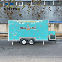 Onlywe Food Truck : Camion de restauration personnalisé, idéal pour hot-dogs, pizzas, café, glaces, camping, marchés nocturnes, buffets mobiles