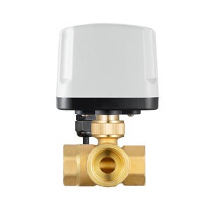 11/4 "Ba cách t Loại IP65 không thấm nước cơ giới bóng van 220V 12V 24V 3-wire 2 điểm điều khiển Brass van bi điện - Product Image 1
