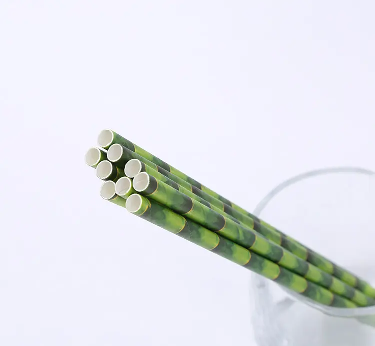 8mm Büyük Bambu Uzun Ömürlü Sürdürülebilir Biyobozunur Kağıt Payet Büyük Fincan