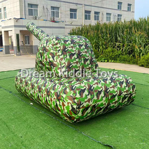 Búnker inflable de camuflaje, juego de Paintball para disparar obstáculos interactivo, deportes para juego CS humano - Product Image 4