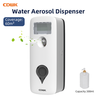Diffuseur de parfum automatique écologique CDWK 300 ml à base d'eau avec réglages de minuterie pour salle de bain et bureau CD-6019