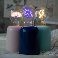Dekorative Geschenk-Tischlampe Kabellos Aufladbar Kleine Luxuriöse Niedliche Innenbeleuchtung für Zuhause