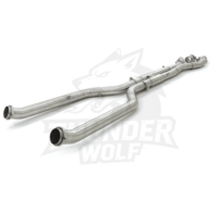 Accessoires automobiles : Tuyaux d'échappement à flux libre, ajustement parfait pour BMW G90 M5 S68 4.4T, échappement intermédiaire en acier inoxydable 304 de haute qualité