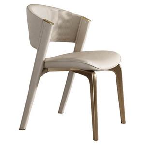 GEDO Vente en gros de chaises italiennes modernes de luxe avec pieds en acier inoxydable - Product Image 2