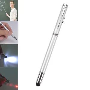 Multifunction Laser Pen School Supplies Office Stationery Ball Point Pen LED Laser Light Touch Screen Capacitive Pen