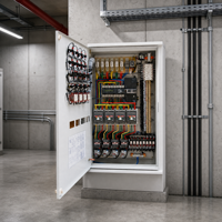 Équipement de distribution basse tension mural industriel, boîtier métallique IP66 pour les installations de production à grande échelle