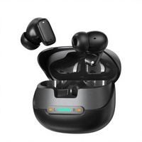 Écouteurs intra-auriculaires sans fil Brightblue True Wireless 5.4 avec indicateur LED, étanchéité IPX4, contrôle tactile, son stéréo, ajustement personnalisé, Type-C