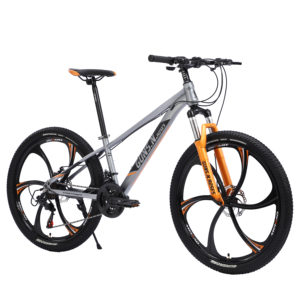 Vélo de montagne <span class=keywords><strong>26</strong></span> <span class=keywords><strong>pouces</strong></span> pour hommes et femmes, vélo de course léger pour adultes avec amortisseur et frein pour une utilisation hors route - Product Image 1