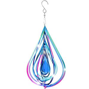 Customize Reusable 3D Wind Spinner Outdoor Metal <b>Hanging</b> Yard Garden Decor unicorn Wind Spinner - Product Image 6