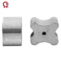 Accessoires de construction d'espacement de barres d'armature carrées en béton polymère moderne de style industriel durable HLM pour matériaux de construction