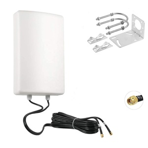 <span class=keywords><strong>Antenne</strong></span> de station de base directionnelle à panneau extérieur 4G LTE 5G longue portée 28dBi 698-2700MHz Montage mural MIMO Externe N Mâle/Femelle - Product Image 2