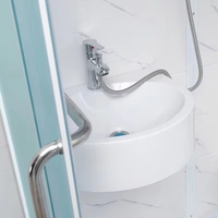 Nouvelle unité de salle de bain sanitaire préfabriquée de luxe, portable, modulaire, cabine de douche mobile